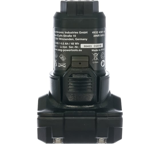 Аккумулятор L1240R Pro Li-ion (12 В; 4 A*ч) AEG 4932430166