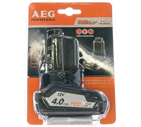 Аккумулятор L1240R Pro Li-ion (12 В; 4 A*ч) AEG 4932430166