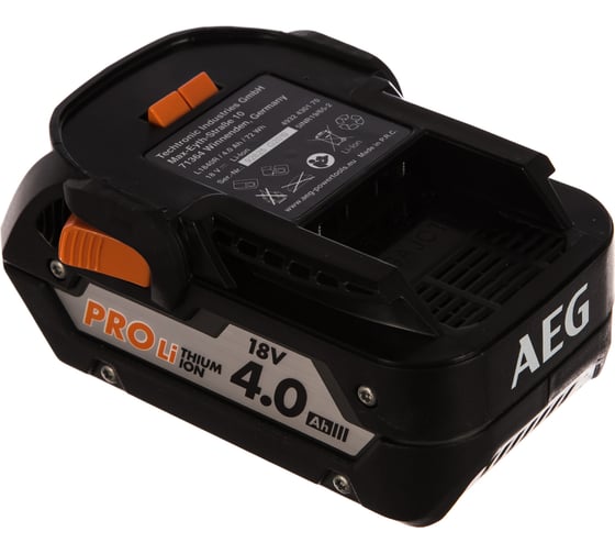 Аккумулятор L1840R (18 В; 4 A*ч; Li-ion) AEG 4932430170
