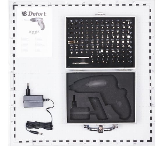 Аккумуляторная отвертка DEFORT DS-36-BLiK 98295696