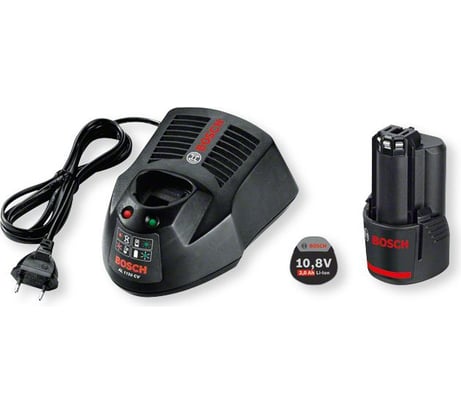 Аккумулятор (10.8 В; 2.0 Ah; Li-Ion) и зарядное устройство AL1130 Bosch 1600Z00041