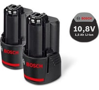 Комплект аккумуляторов (10.8 В; 1.5 Ач; Li-Ion; 2 шт.) Bosch 1600Z0003Z