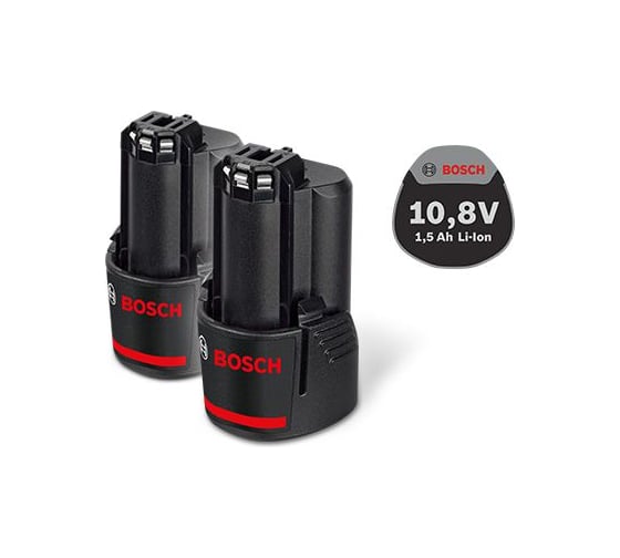 Комплект аккумуляторов (10.8 В; 1.5 Ач; Li-Ion; 2 шт.) Bosch 1600Z0003Z
