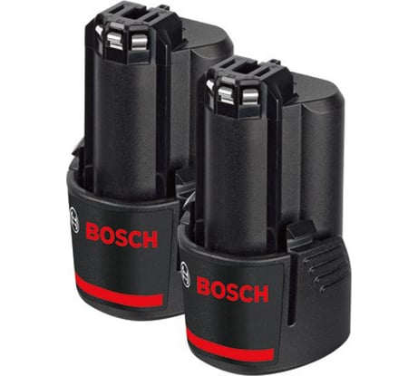 Комплект аккумуляторов (12 В; 2.0 Ач; Li-Ion; 2 шт.) Bosch 1600Z00040