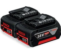 Комплект аккумуляторов (18 В; 4.0 Ач; Li-Ion; 2 шт.) Bosch 1600Z00042