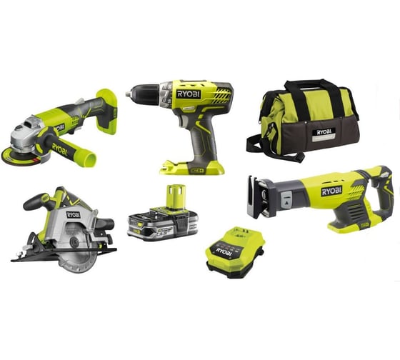 Набор Ryobi ONE+ R18CK4B-L25S 1