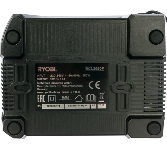 Зарядное устройство 36 В Ryobi BCL3650F 5133002417