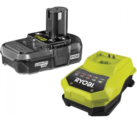 Набор Ryobi ONE+ RBC18L13 5133001908 аккумулятор (18 В; 1.3 А*ч; Li-Ion) и зарядное устройство 