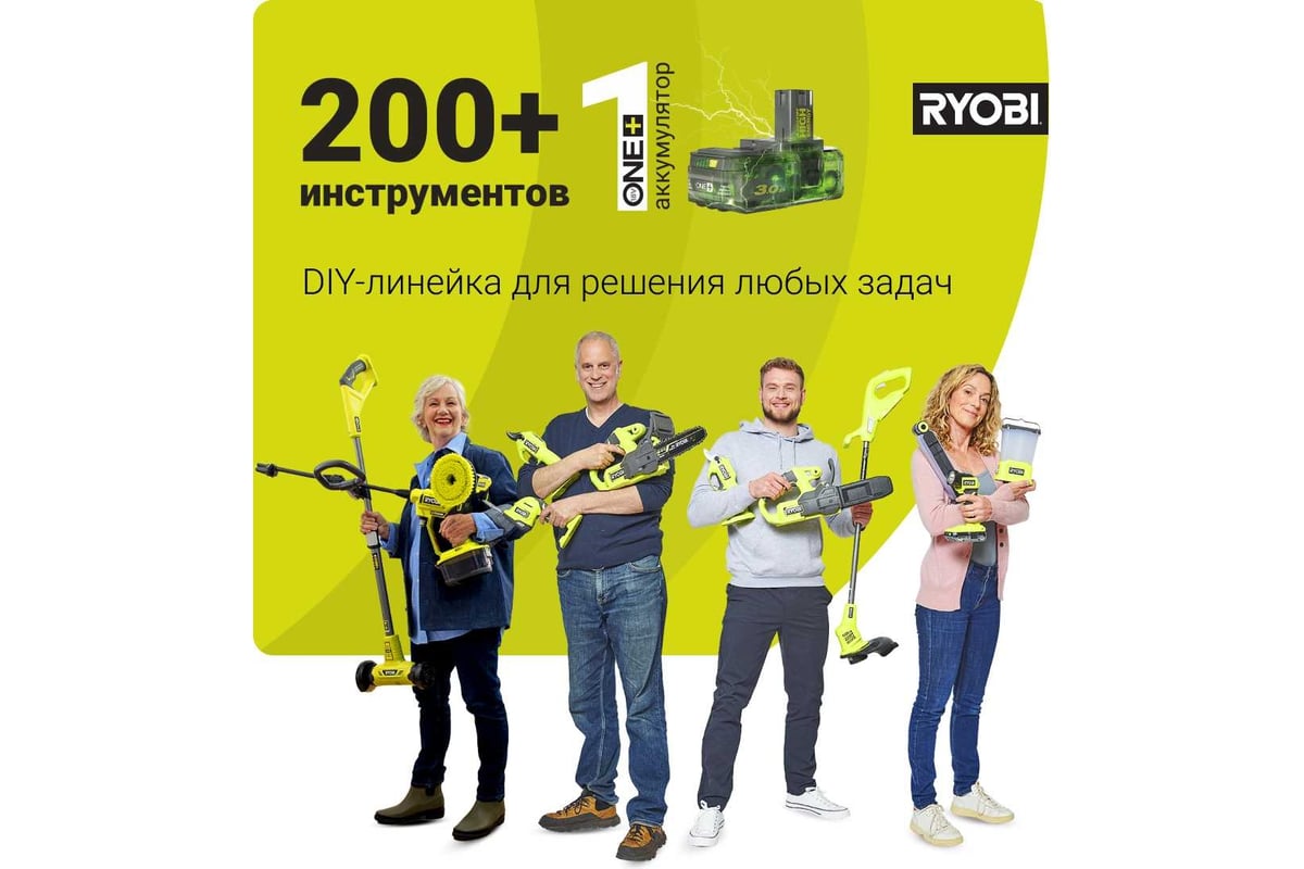 Эксцентриковая шлифмашина Ryobi R18ROS-0