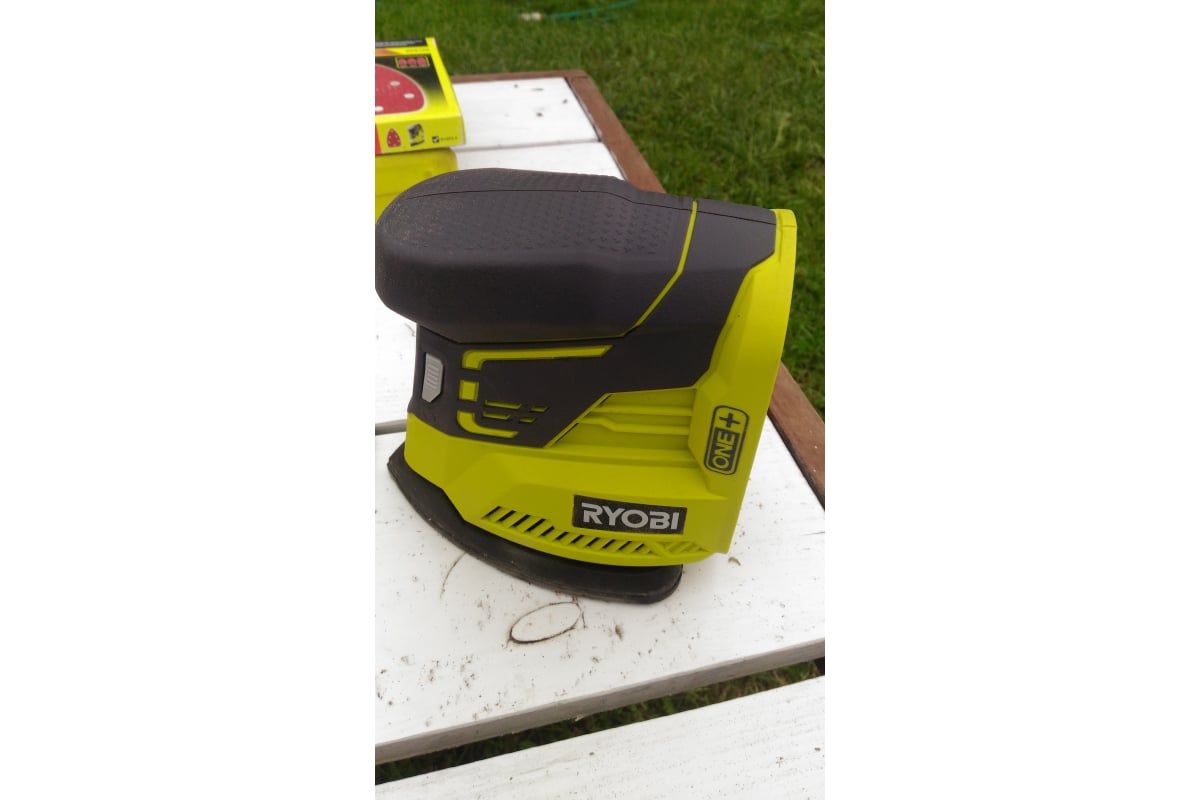 Levigatrice Orbitale A Batteria Ryobi R18PS-0 - Senza Fili, Orbita 1,8 Mm, Ideale Per Lavori Di Levigatura Su Legno E Vernici