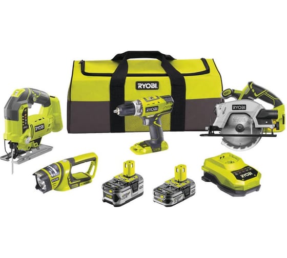 Набор инструментов Ryobi ONE+ R18CK4A-LL99S 5133002381