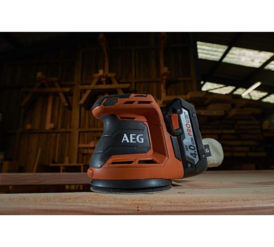 Эксцентриковая шлифмашина AEG BEX18-125-0 4935451086