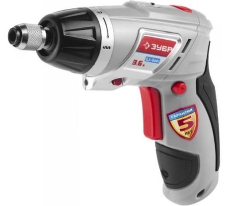 Аккумуляторная отвертка Зубр ЗО-3.6-Ли Б