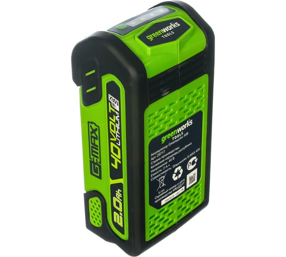Аккумулятор (2 А*ч; 40 В) G40B2 Greenworks 29717