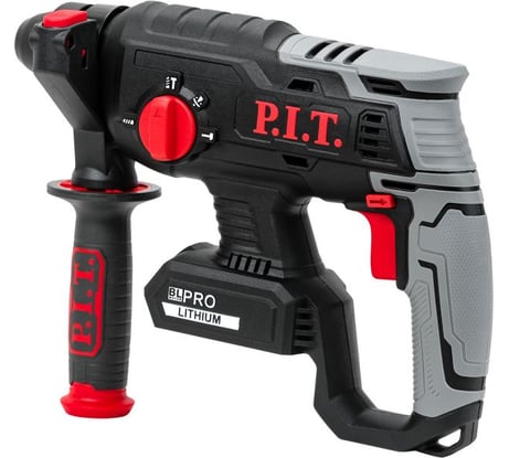 Аккумуляторный перфоратор P.I.T. бесщеточный SOLO (20В,1,8Дж,3-х реж,бур 22мм, sds-plus,коробка) PBH20H-22B