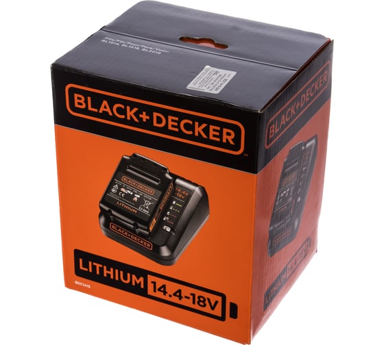 Аккумулятор (18 В; 1.5 А*ч; Li-Ion) + быстрое зарядное устройство 18В Black+Decker BDC1A15