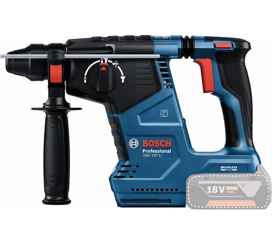 Аккумуляторный перфоратор Bosch GBH 187-LI (соло) 0611923020