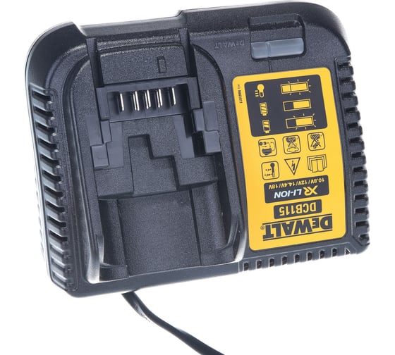 Зарядное устройство XR Li-Ion (10.8 В/14.4 В/18.0 В) DEWALT DCB115
