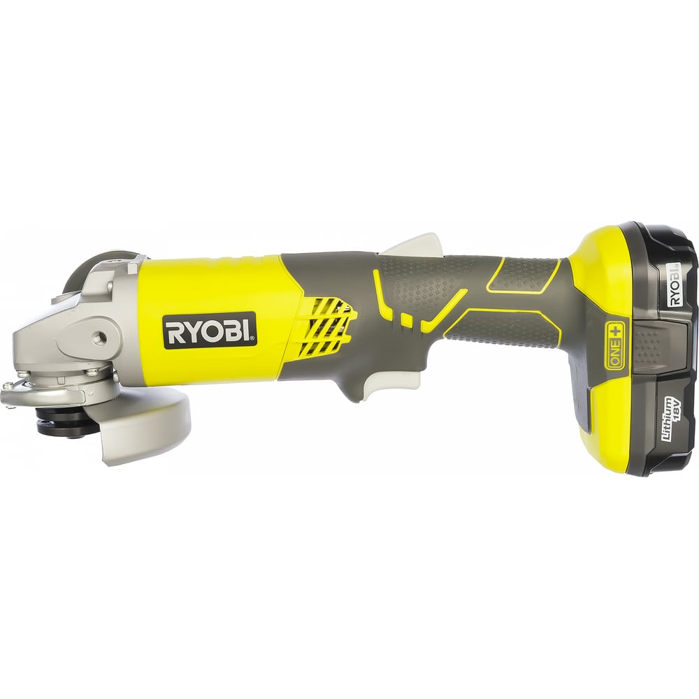 Углошлифмашина Ryobi ONE+ R18AG-L13S 5133002192 - выгодная цена, отзывы,  характеристики, 2 видео, фото - купить в Москве и РФ