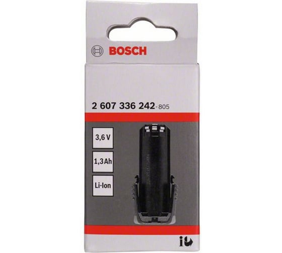 Аккумулятор стержневой (3.6 В; 1.3 А*ч; Li-Ion) Bosch 2607336242