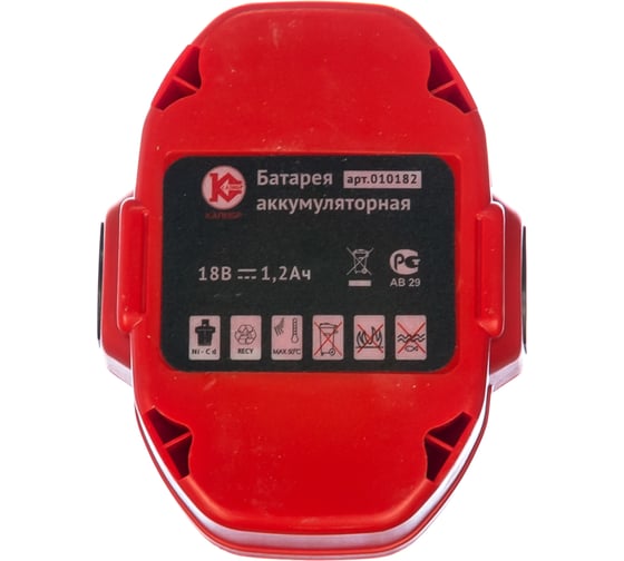 Аккумуляторная батарея для ДА-518/2+ (18 В; 1.2 А*ч; Ni-Cd) Калибр 00000052350