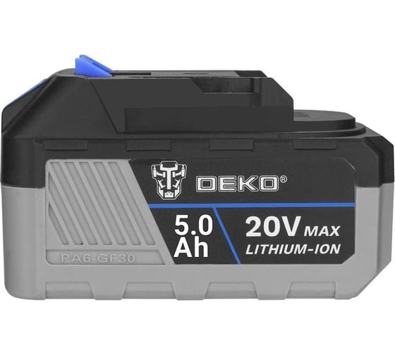 Аккумулятор тип BL1850B Li-ion, 20В, 5 А*ч DEKO 063-4358