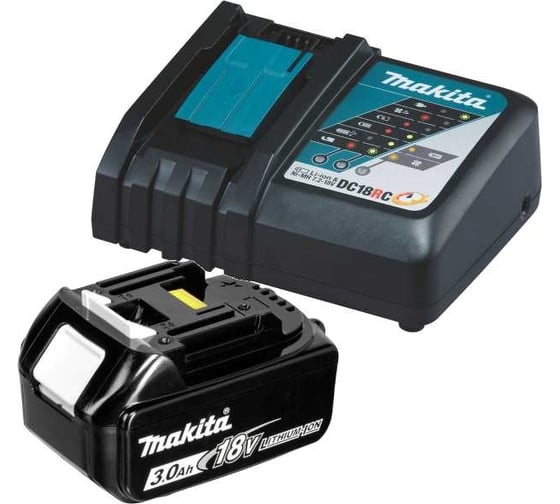 Набор RF (аккумулятор BL1830B, зарядное устройство DC18RC) Makita 191A25-2 - выгодная цена, отзывы, характеристики, фото - купить в Москве и РФ