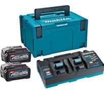 Набор PSK (2 аккумулятора BL4040, зарядное устройство DC40RB, кейс MAKPAC тип 3) Makita 191U04-0