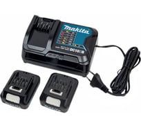 Набор PSK MKP1SY122 (2 аккумулятора BL1016, зарядное устройство DC10SB, кейс MAKPAC тип 1) Makita 197652-7