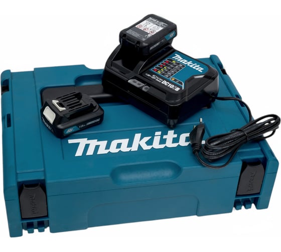Набор PSK MKP1SY122 (2 аккумулятора BL1016, зарядное устройство DC10SB, кейс MAKPAC тип 1) Makita 197652-7