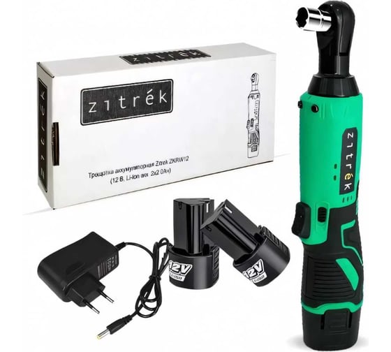 Аккумуляторная трещотка Zitrek ZKRW12 12 B, Li-Ion акк., 2x2.0 Ач 063-4403