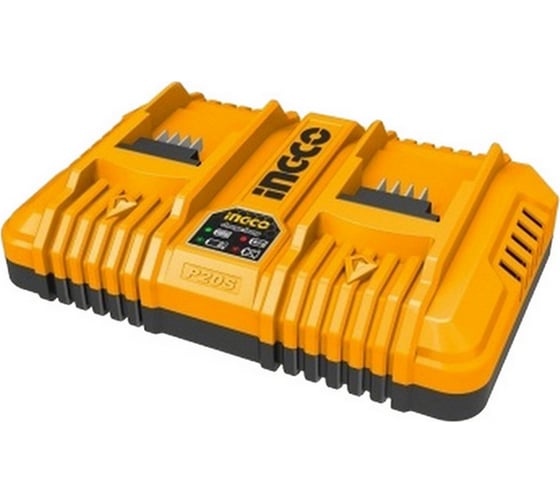Двойное зарядное устройство INDUSTRIAL 2x21B, 4 A*ч  INGCO FCLI2034