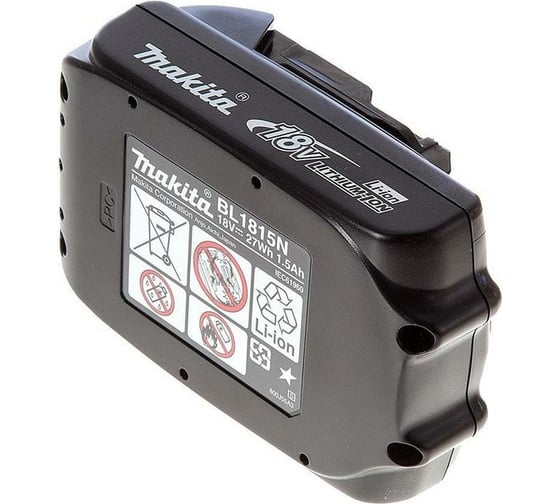 Аккумулятор BL1815N 2 шт. (18В;1.5 А*ч; Li-ion) + зарядное устройство DC18SD Makita 197143-8