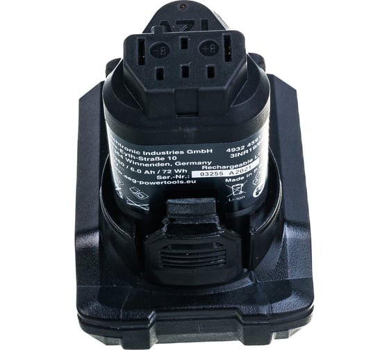 Аккумулятор L1260 (12 В; 6 A*ч; Pro Li-ion) AEG 4932459181