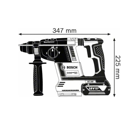 Аккумуляторный перфоратор Bosch GBH 18V-26 Solo 0.611.909.000
