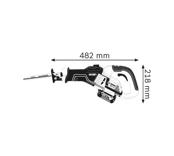 Аккумуляторная сабельная пила Bosch 18 В GSA 18V-32 Solo 0.601.6A8.102