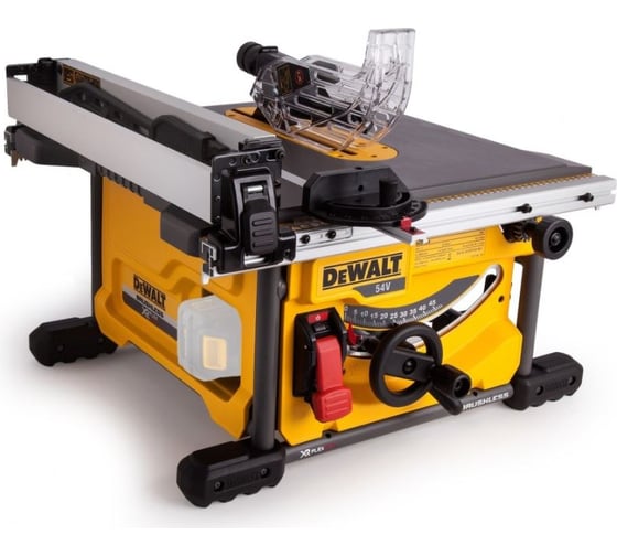 Бесщеточная настольная пила DEWALT 54 В XR FLEXVOLT DCS7485N