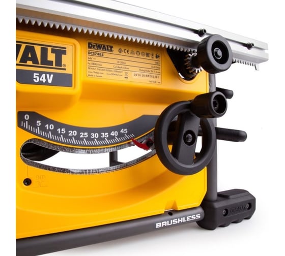 Бесщеточная настольная пила DEWALT 54 В XR FLEXVOLT DCS7485N