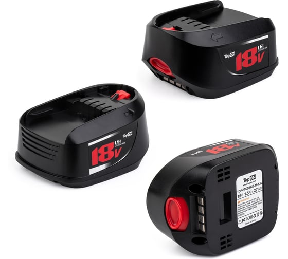 Аккумулятор для BOSCH ART 18V 1.5AH (LI-ION) PN: 2 607 336 208 TopOn TOP-PTGD-BOS-18-1.5L