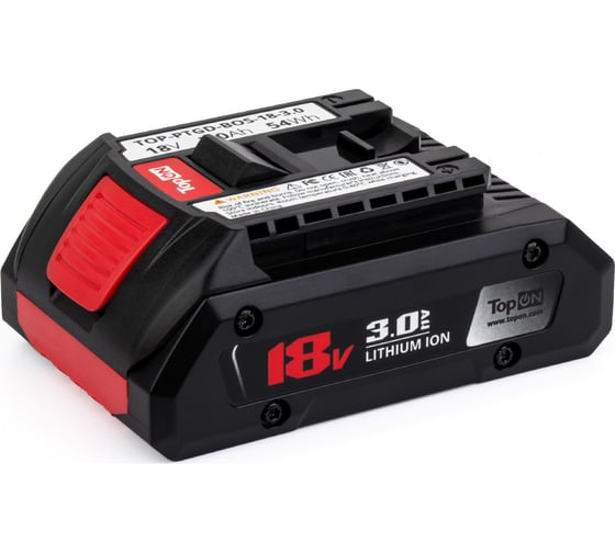 Аккумулятор для BOSCH 18V 3.0AH (LI-ION) PN: 2 607 336 170 TopOn TOP-PTGD-BOS-18-3.0