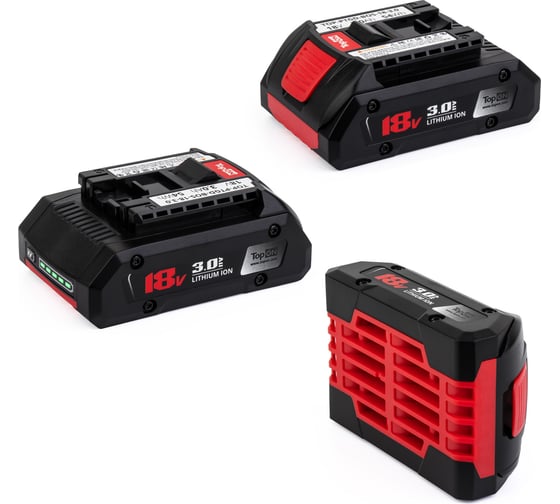 Аккумулятор для BOSCH 18V 3.0AH (LI-ION) PN: 2 607 336 170 TopOn TOP-PTGD-BOS-18-3.0