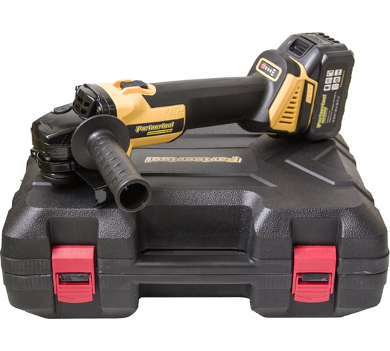 Бесщеточная аккумуляторная угловая шлифовальная машина PARTNERTOOL PBAG125SET-20