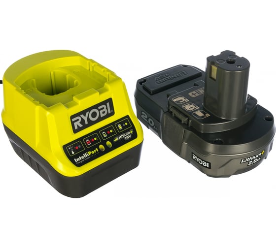 Набор Ryobi ONE+ RC18120-120 5133003368 аккумулятор (18 В; 2.0 А*ч; Li-Ion) и зарядное устройство RC18120
