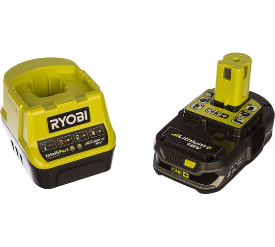 Набор Ryobi ONE+ RC18120-125 5133003359 аккумулятор (18 В; 2.5 А*ч; Li-Ion) и зарядное устройство RC18120