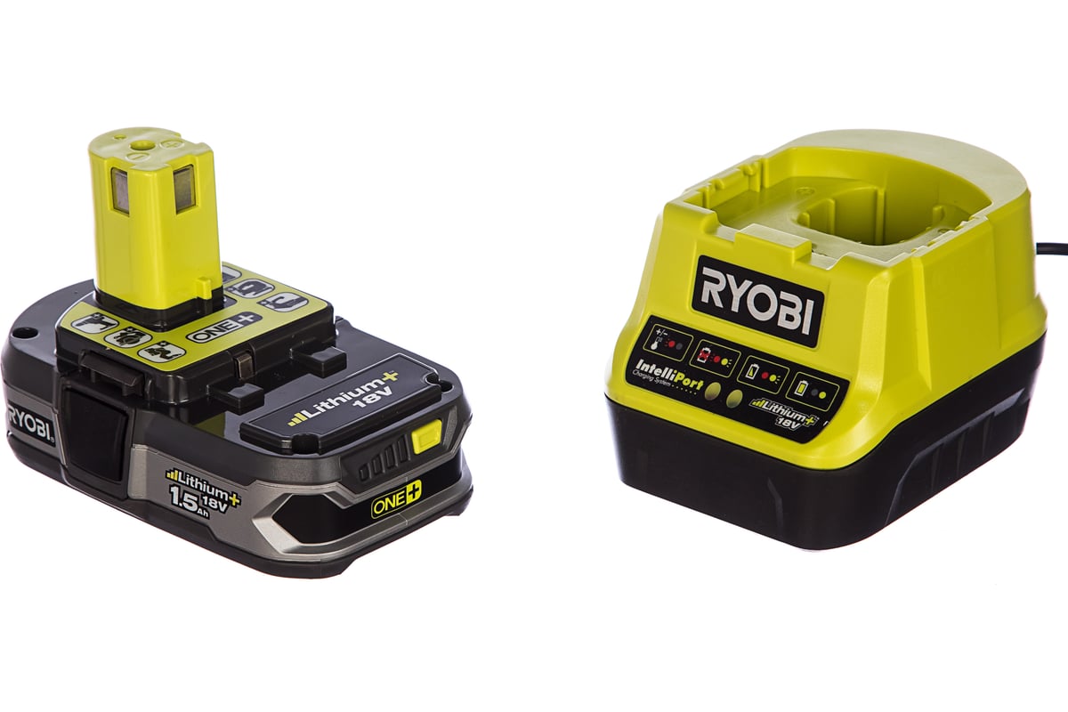 Набор Ryobi ONE+ RC18120-115 5133003357 аккумулятор (18 В; 1.5 А*ч; Li .