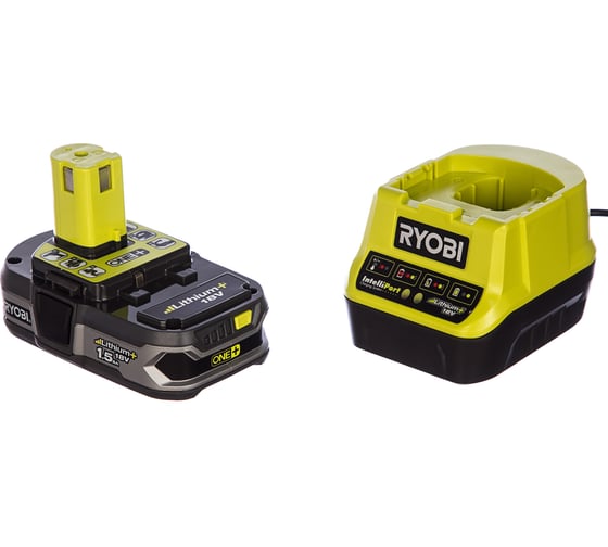 Набор Ryobi ONE+ RC18120-115 5133003357 аккумулятор (18 В; 1.5 А*ч; Li-Ion) и зарядное устройство RC18120