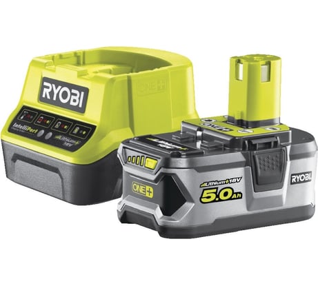 Набор Ryobi ONE+ RC18120-150 5133003366 аккумулятор (18 В; 5.0 А*ч; Li-Ion) и зарядное устройство RC18120