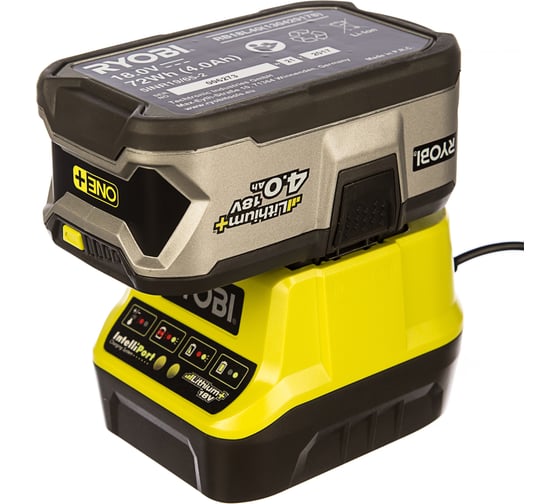 Набор Ryobi ONE+ RC18120-240 5133003363 аккумулятор (18 В; 4.0 А*ч; Li-Ion) 2 шт. и зарядное устройство RC18120