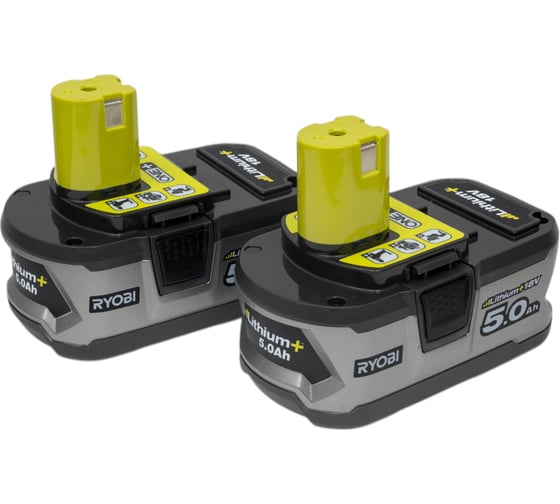 Набор Ryobi ONE+ RC18120-250 5133003364 аккумулятор (18 В; 5.0 А*ч; Li-Ion) 2 шт. и зарядное устройство RC18120