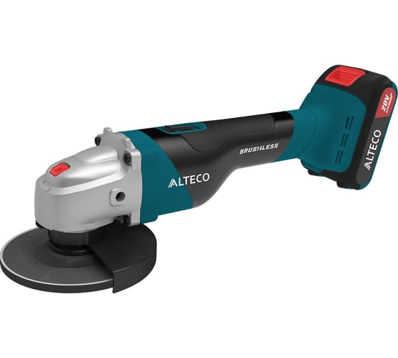 Бесщеточная аккумуляторная угловая шлифмашина ALTECO cagb 20125 li bl 36994